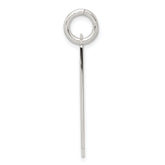 Sophia Jewelers Sterling Silver 925 Polished Dog Tag Pendant with Anti-Tarnish Finish